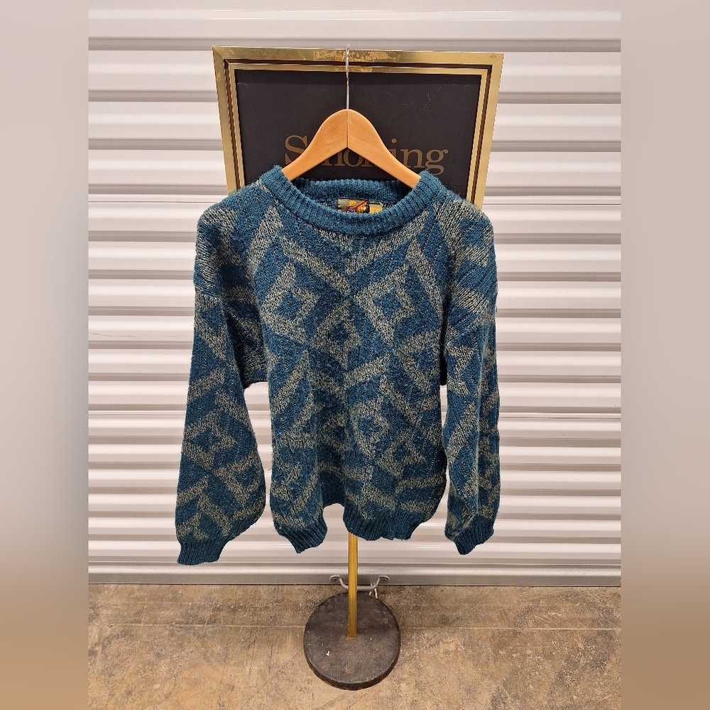 Vintage 90s Saturdays Knit Sweater LARGE